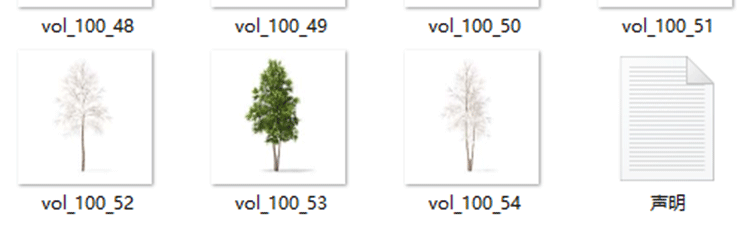 CGAXIS Trees-11[树]森林植物树木3D模型MAX素材C4D FBX格式OBJ - CGAxis单体模型 - 绘图狗-设计灵感素材集散地